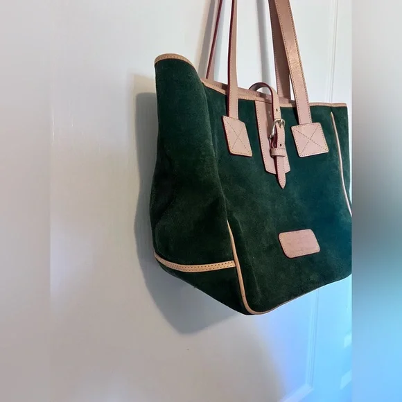 VINTAGE DOONEY & BOURKE Suede Leather Tote Bag - Picture 5 of 16